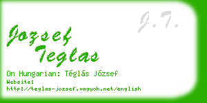 jozsef teglas business card